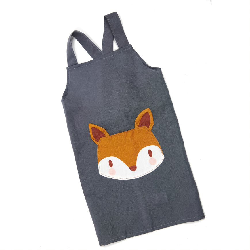 Fox Linen Apron