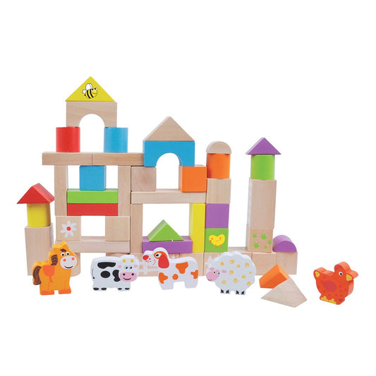 50 pieces Farm Building Block Set